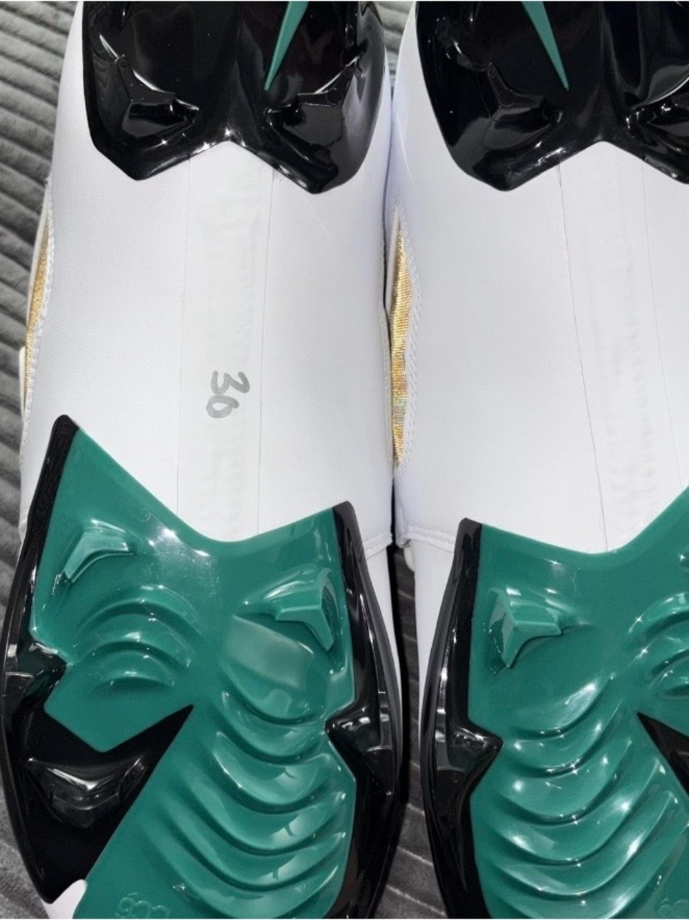 Nike Diamond Turf 93 TD 'Emerald' Football Cleats HF5298-102 Men’s Size 12 - Picture 7 of 8